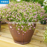 PE Rattan Baskets Garden Flower Pot