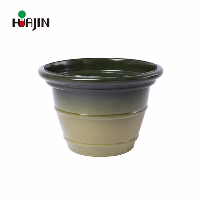 Cheap plastic glazed blow molding pot